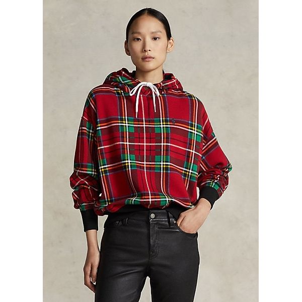 Polo Ralph Lauren Plaid Fleece Hoodie - Yooto