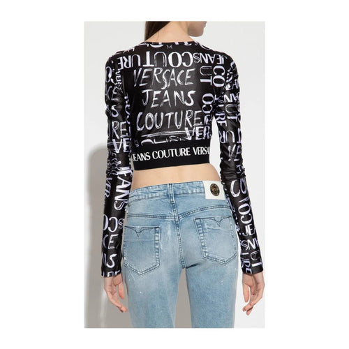 Load image into Gallery viewer, VERSACE JEANS COUTURE TOP WITH LONG SLEEVES - Yooto
