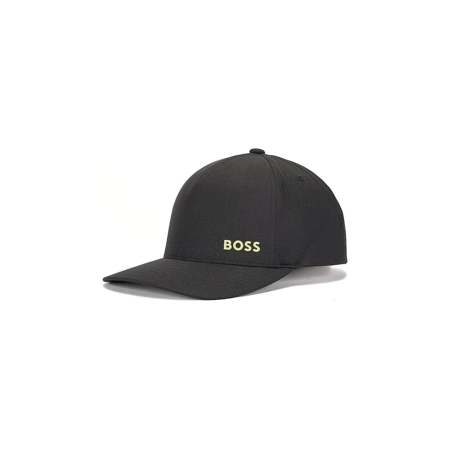 BOSS RECYCLED-MATERIAL CAP WITH CONTRAST LOGO AND METAL CLOSURE - Yooto