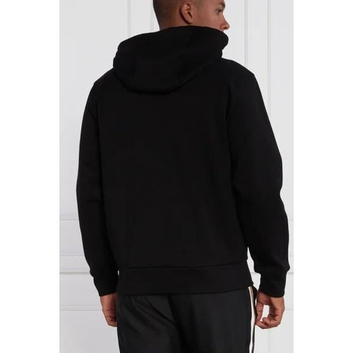 Load image into Gallery viewer, BOSS COTTON-BLEND HOODIE WITH SIGNATURE-STRIPE ZIP FRONT - Yooto
