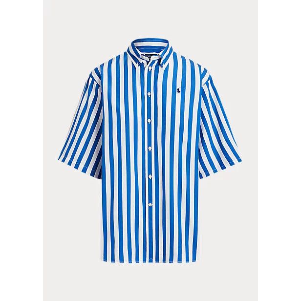 POLO RALPH LAUREN RELAXED FIT STRIPED COTTON SHIRT - Yooto