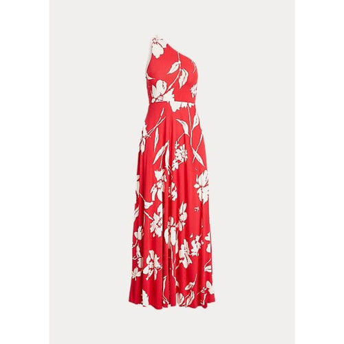 Load image into Gallery viewer, POLO RALPH LAUREN FLORAL ONE-SHOULDER COCKTAIL DRESS - Yooto

