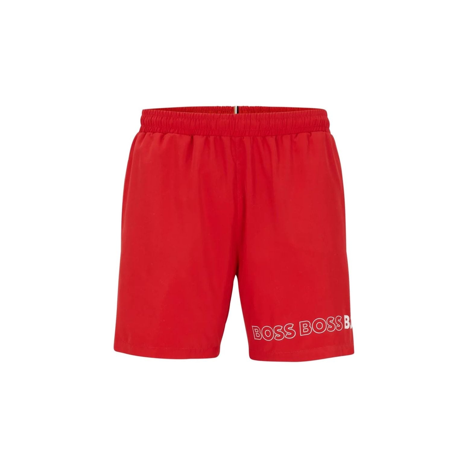 BOSS RECYCLED-MATERIAL SWIM SHORTS WITH REPEAT LOGOS - Yooto