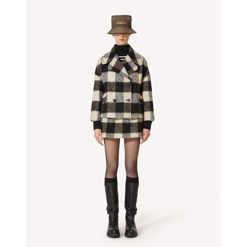 Load image into Gallery viewer, Red Valentino mini skirt in checked wool - Yooto
