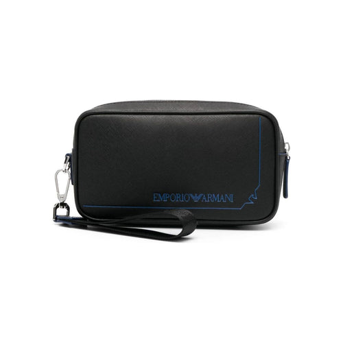 Load image into Gallery viewer, EMPORIO ARMANI LOGO-EMBOSSED LEATHER WASH BAG - Yooto
