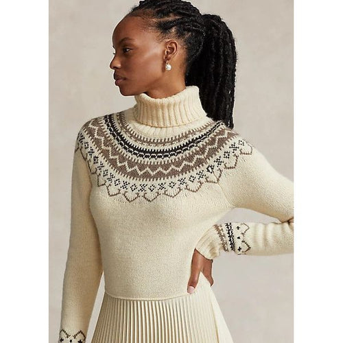 Load image into Gallery viewer, POLO RALPH LAUREN HYBRID JUMPER-PLEATED ROLL NECK DRESS - Yooto
