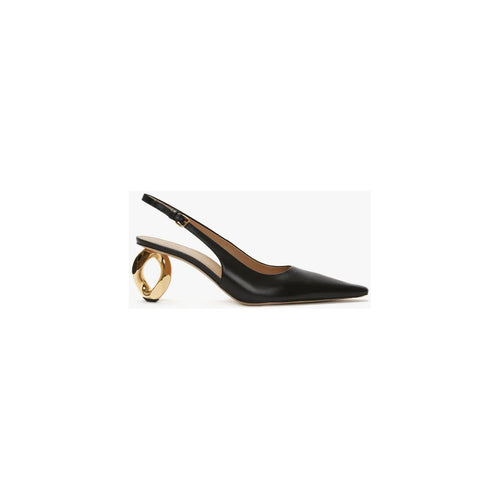 Load image into Gallery viewer, JW ANDERSON CHAIN HEEL LEATHER SHOES - Yooto
