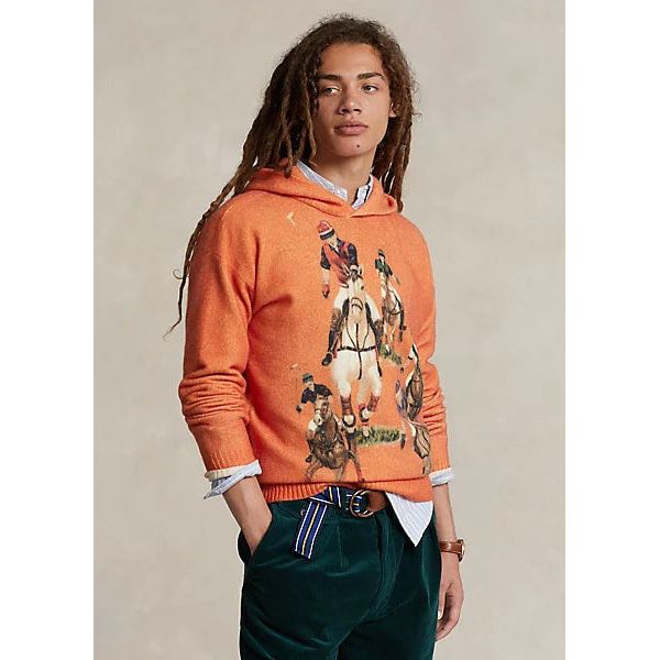 POLO RALPH LAUREN THE FIVE HORSEMEN HOODED JUMPER - Yooto