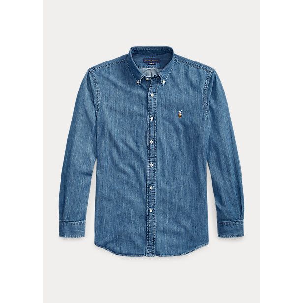 POLO RALPH LAUREN CUSTOM FIT DENIM SHIRT - Yooto