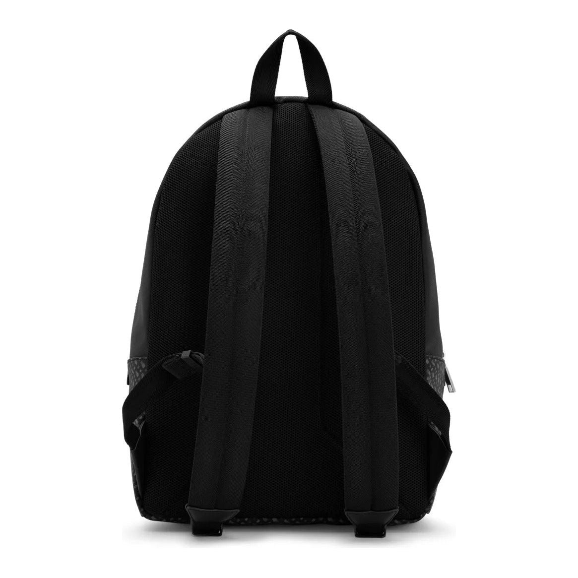 BOSS FAUX-LEATHER BACKPACK WITH MONOGRAM PRINT - Yooto