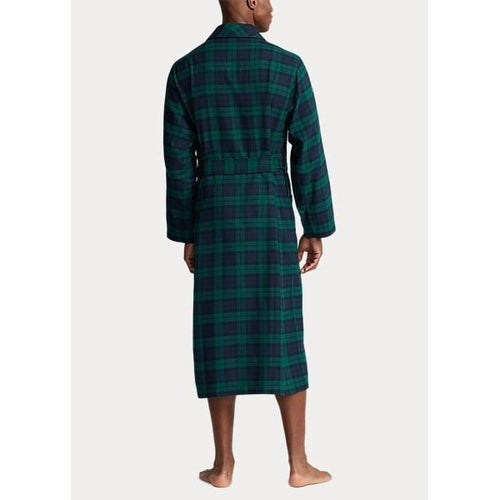 Load image into Gallery viewer, Polo Ralph Lauren Polo Bear Plaid Flannel Robe - Yooto
