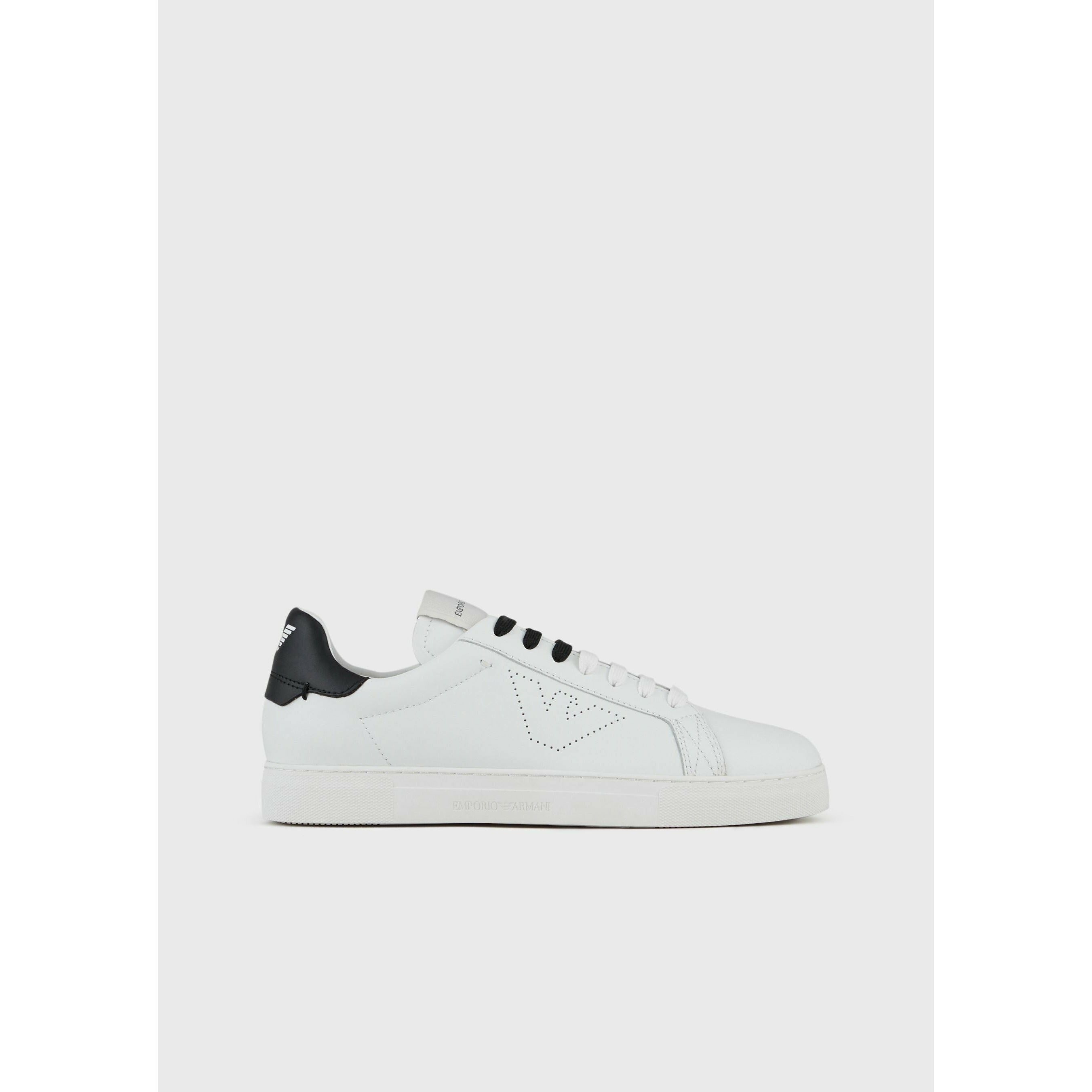 Emporio armani hot sale white shoes