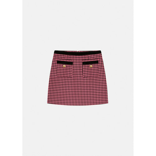 Load image into Gallery viewer, GINGHAM PATTERN MINI SKIRT - Yooto
