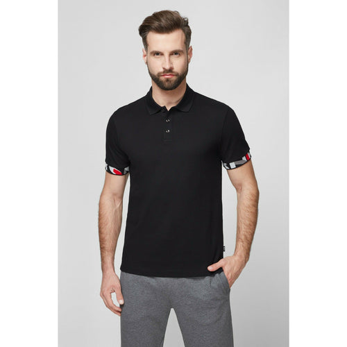 Load image into Gallery viewer, REGULAR-FIT POLO SHIRT WITH PATTERNED CUFFS - Yooto
