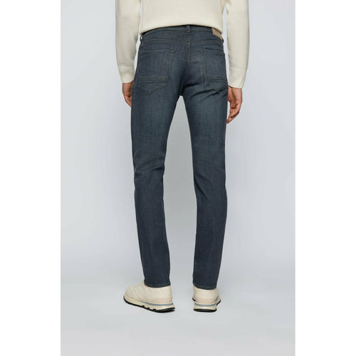 Load image into Gallery viewer, REGULAR-FIT JEANS IN SUPER-SOFT GREY STRETCH DENIM - Yooto
