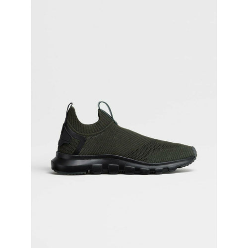 Load image into Gallery viewer, MILITARY GREEN TECHMERINO™ SOCK 2.0 SLIP-ON SNEAKERS - Yooto

