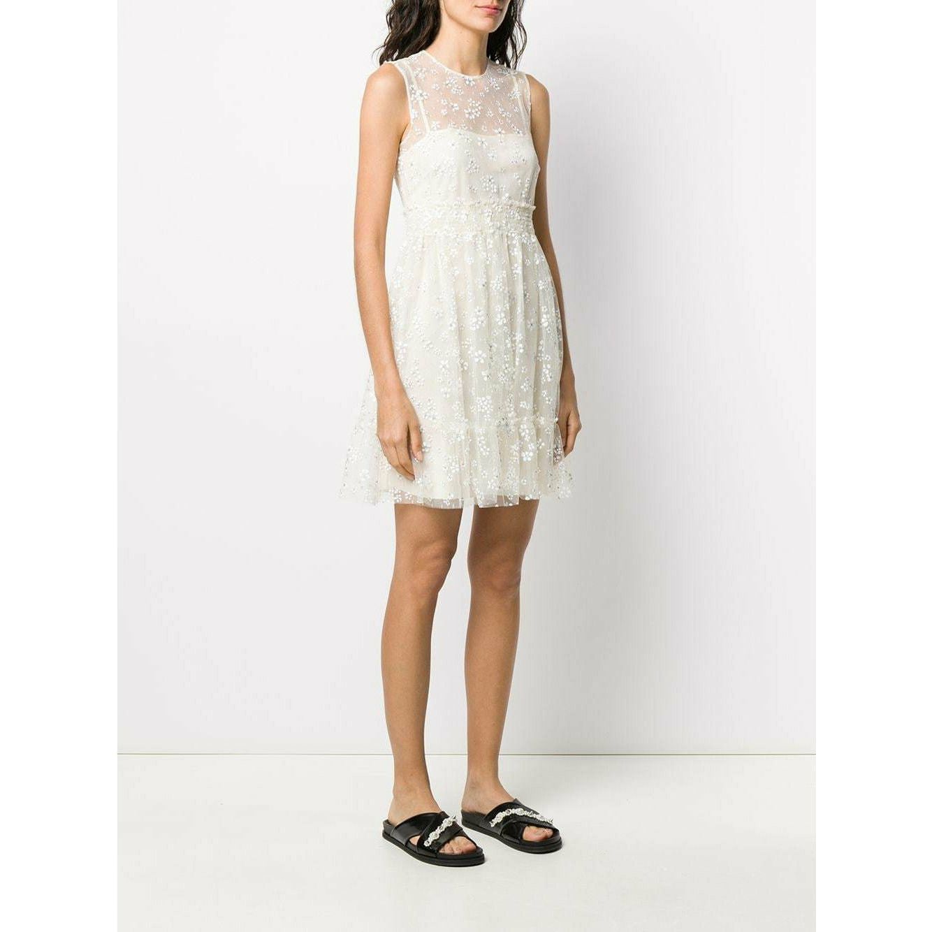 LACE FIT-AND-FLARE DRESS - Yooto