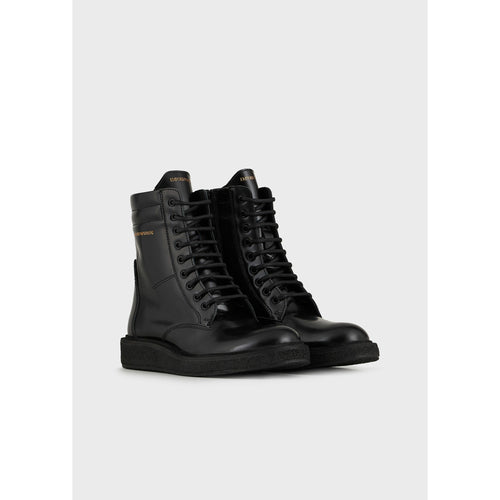 Load image into Gallery viewer, BRUSHED LEATHER COMBAT BOOTS - Yooto
