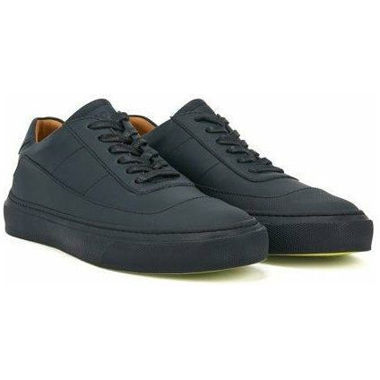 ITALIAN-MADE TRAINERS IN POLISHED LEATHER WITH RUBBER SOLE - Yooto