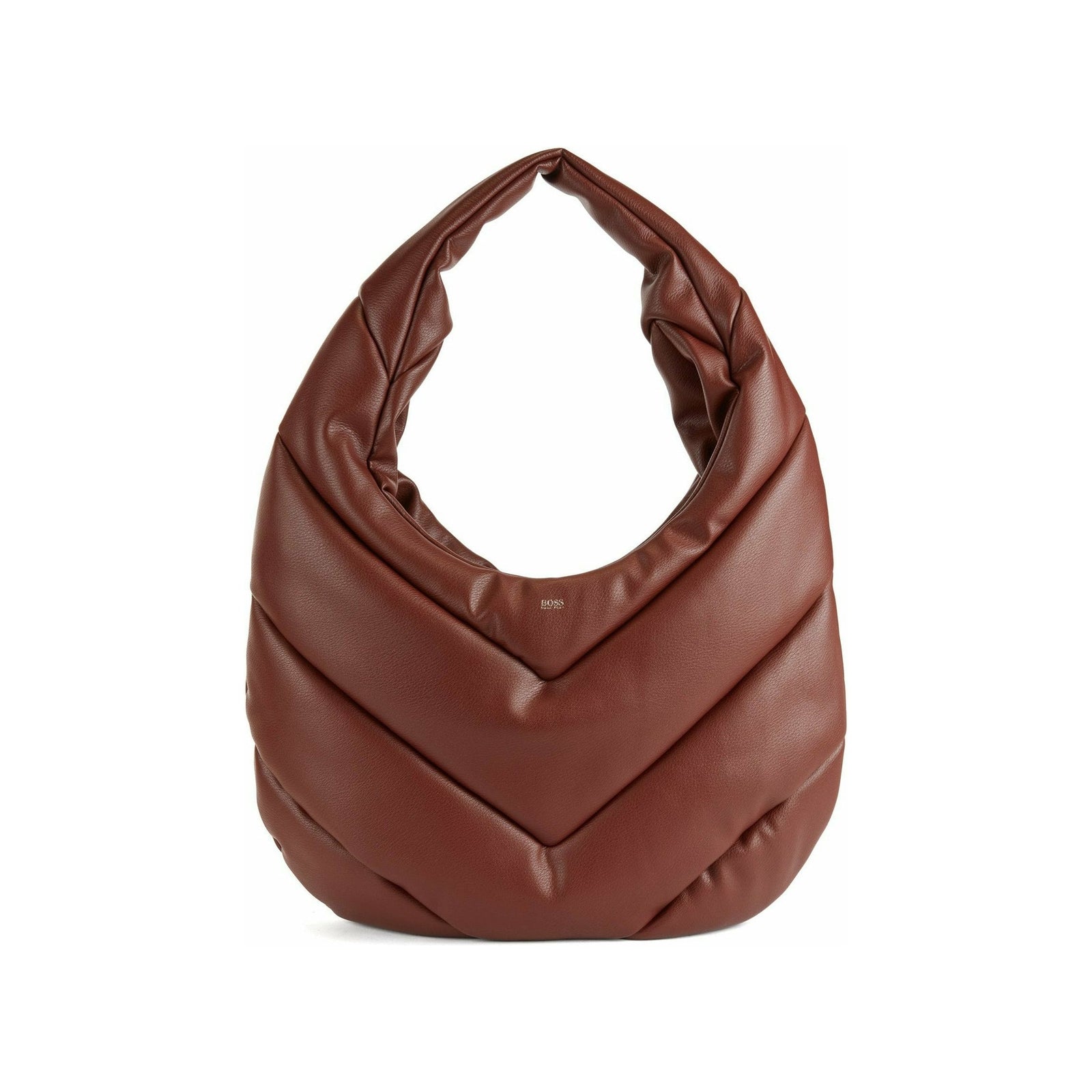 QUILTED HOBO BAG IN FAUX LEATHER - Yooto
