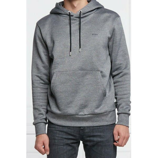 MOULINÉ FRENCH-TERRY COTTON HOODED SWEATSHIRT WITH LOGO - Yooto