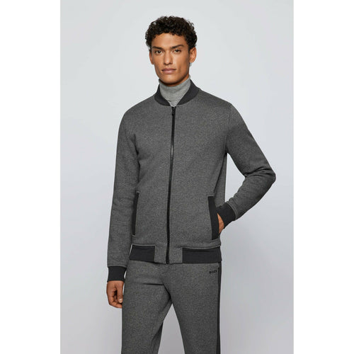 Load image into Gallery viewer, RELAXED-FIT ZIP-UP JACKET WITH HERRINGBONE PATTERN - Yooto
