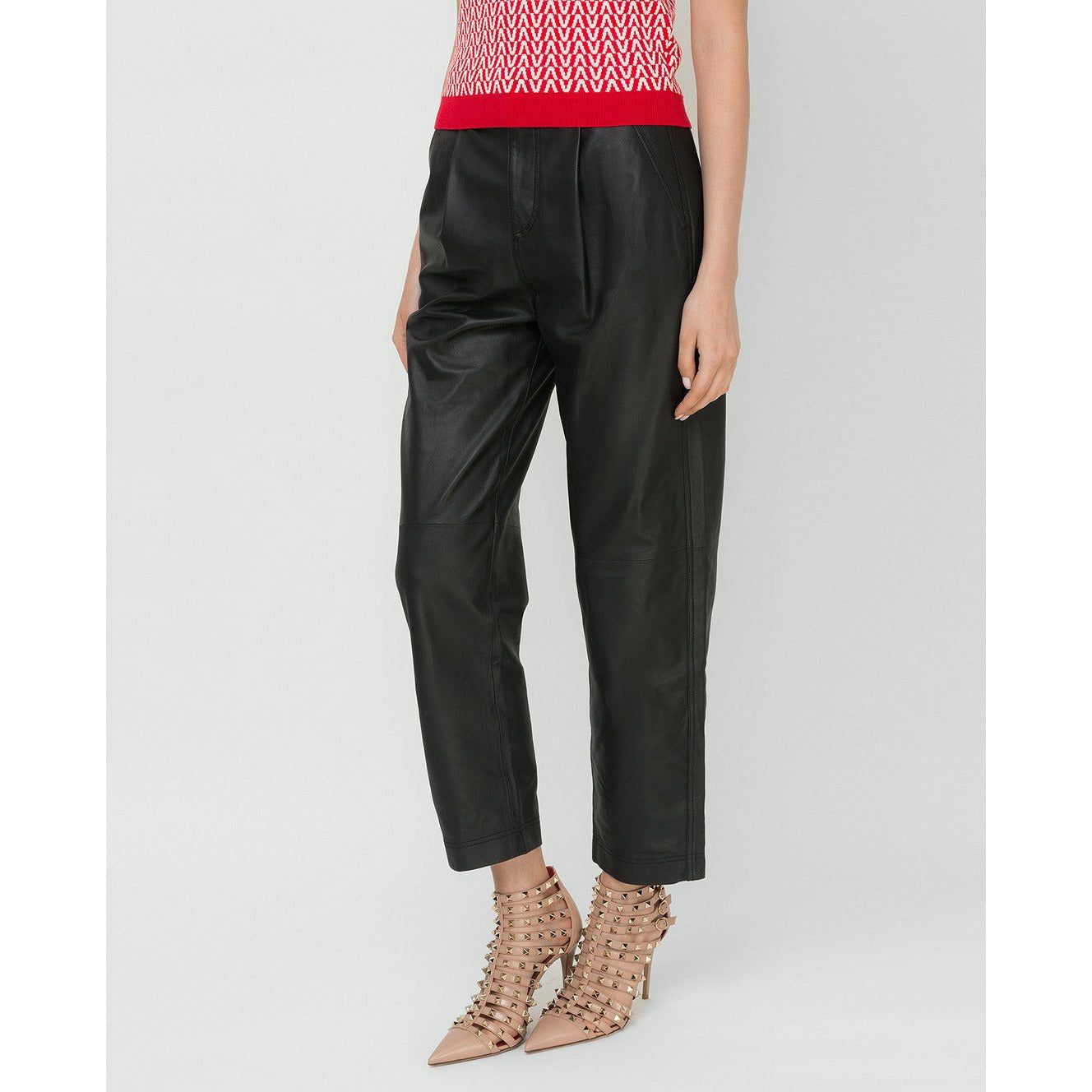 LEATHER TROUSERS - Yooto