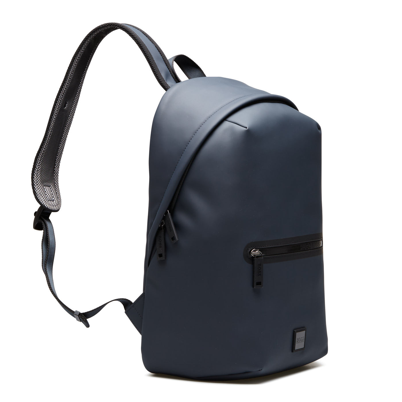 RUBBERISED-FABRIC BACKPACK WITH LAPTOP POCKET AND SMART SLEEVE - Yooto