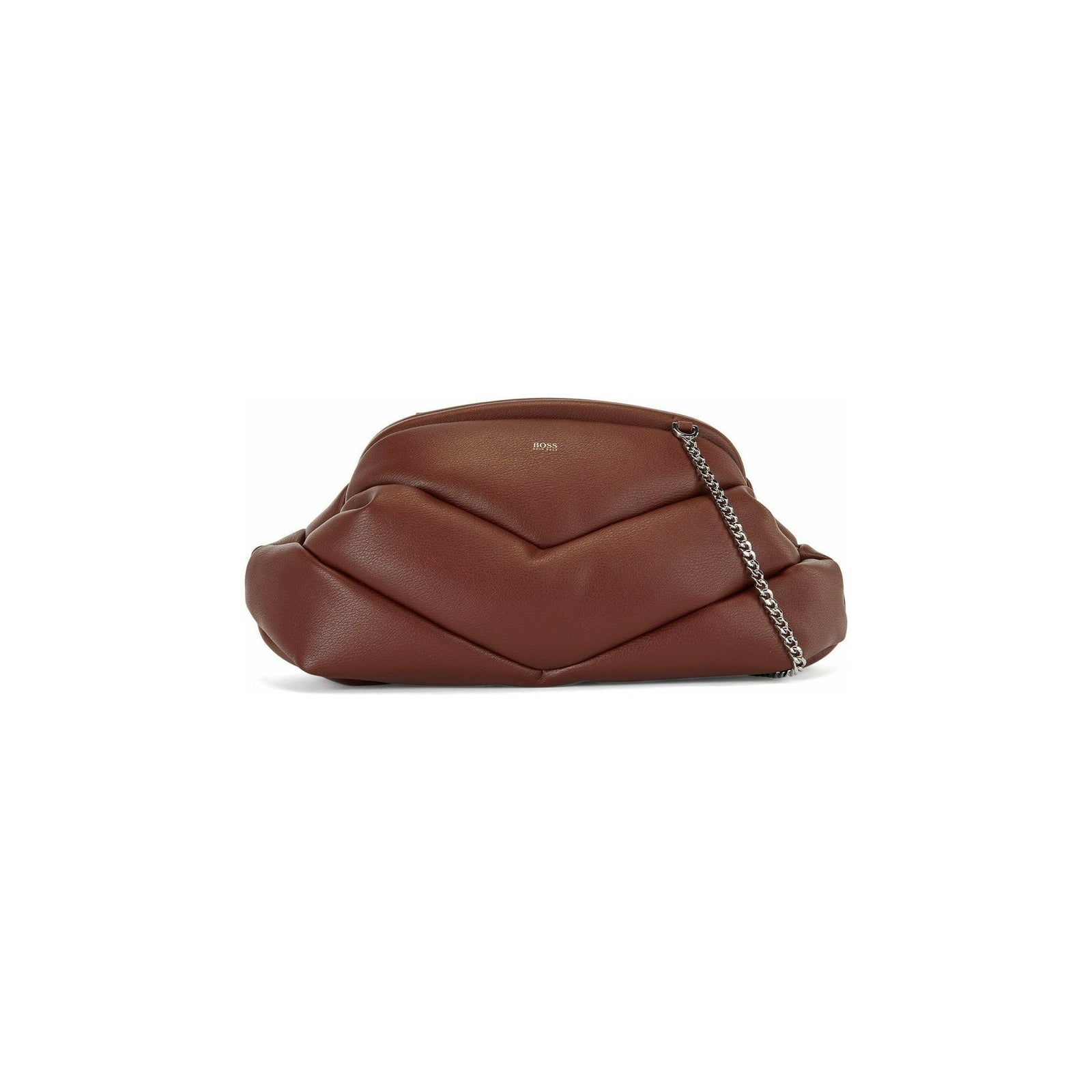 QUILTED CLUTCH BAG IN FAUX LEATHER - Yooto
