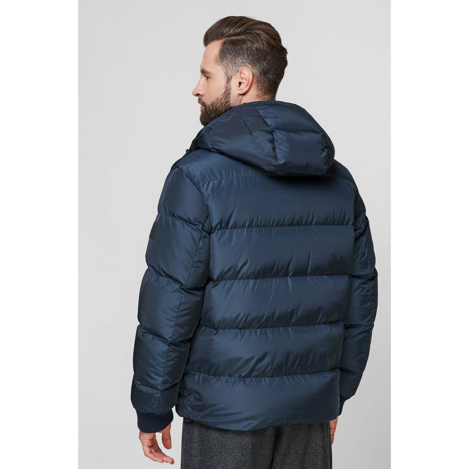 REGULAR-FIT PUFFER JACKET IN WATER-REPELLENT RECYCLED FABRIC - Yooto