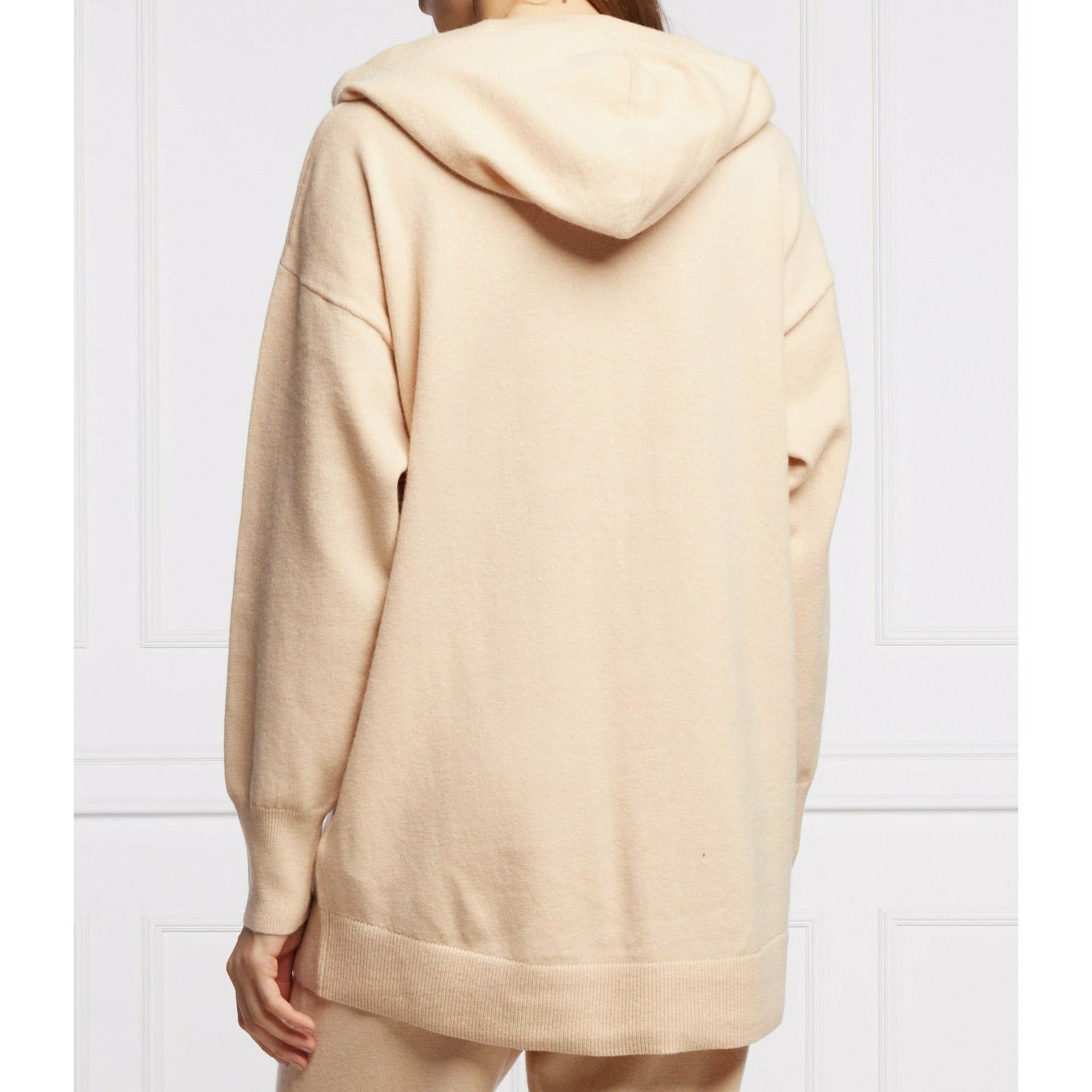 RELAXED-FIT HOODED SWEATER IN A WOOL BLEND - Yooto