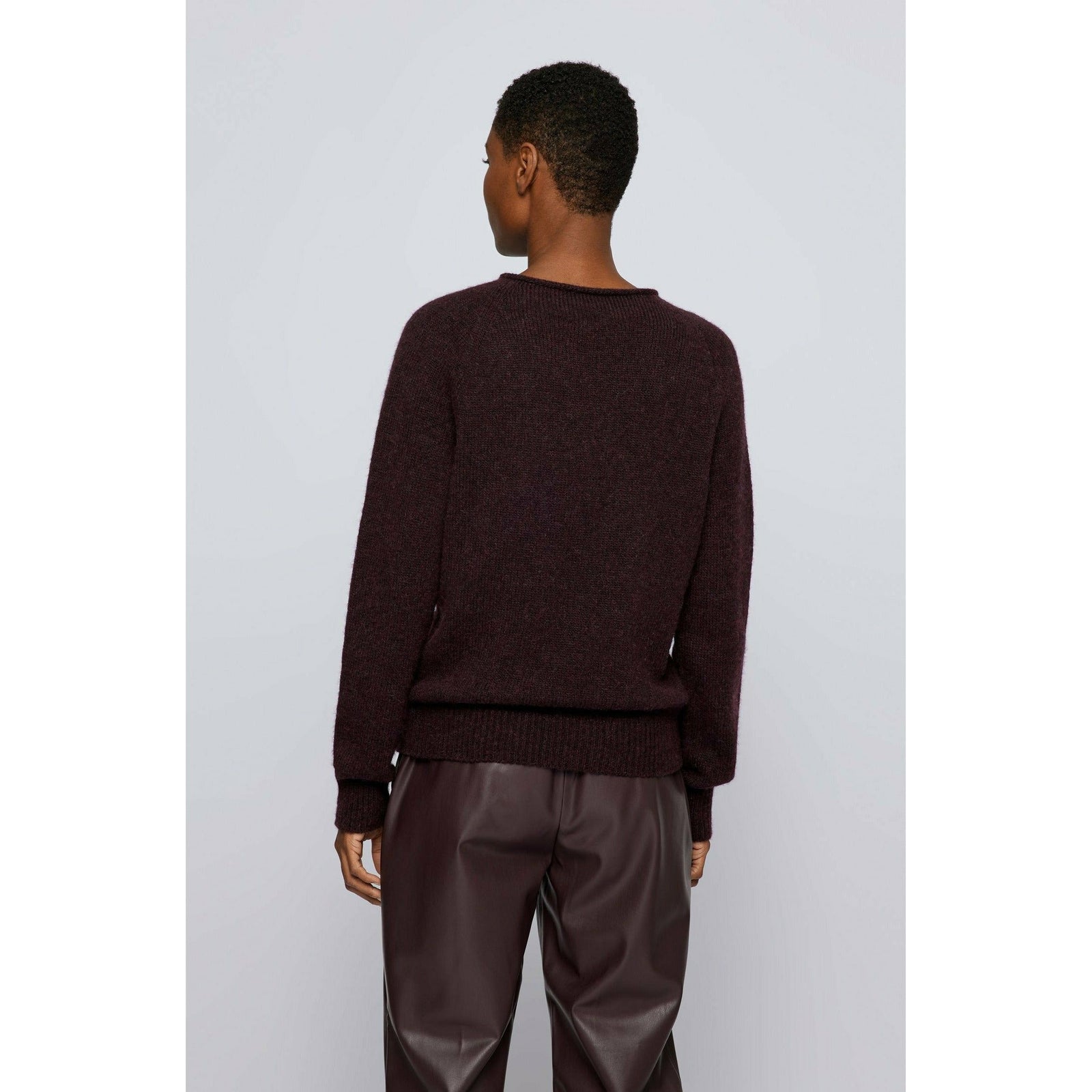 REGULAR-FIT SWEATER WITH ROLLED NECKLINE - Yooto
