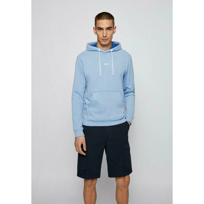 RELAXED-FIT HOODED SWEATSHIRT IN FRENCH TERRY WITH LOGO - Yooto