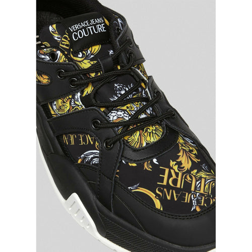 Load image into Gallery viewer, LOGO BAROQUE PRINT CHUNKY SOLE SNEAKERS - Yooto
