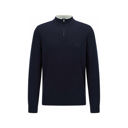 Load image into Gallery viewer, VIRGIN-WOOL REGULAR-FIT SWEATER WITH QUARTER ZIP - Yooto
