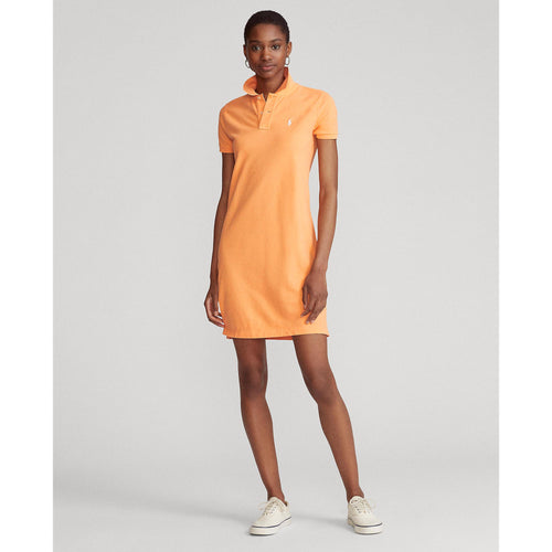 Load image into Gallery viewer, COTTON MESH POLO DRESS - Yooto

