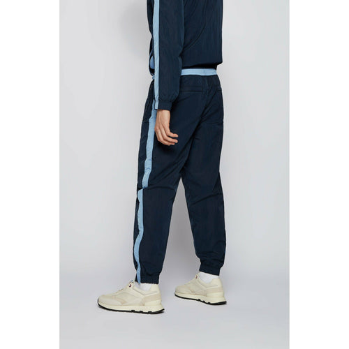 Load image into Gallery viewer, CONTRAST-TRIM TRACKSUIT BOTTOMS WITH EXCLUSIVE LOGO - Yooto
