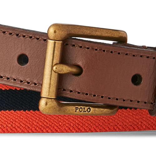Load image into Gallery viewer, LEATHER-TRIM STRETCH BELT - Yooto
