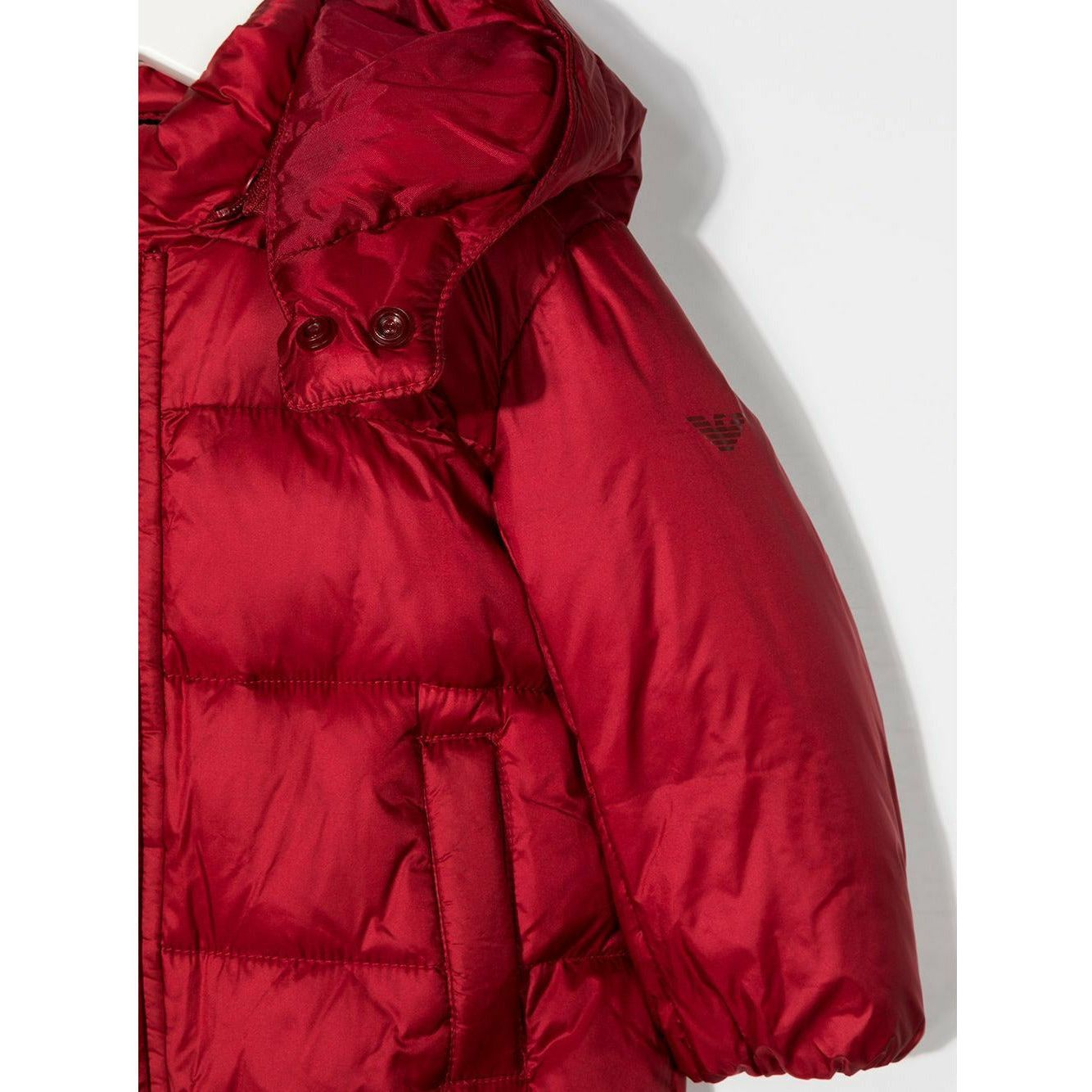 QUILTED NYLON JACKET WITH HOOD - Yooto