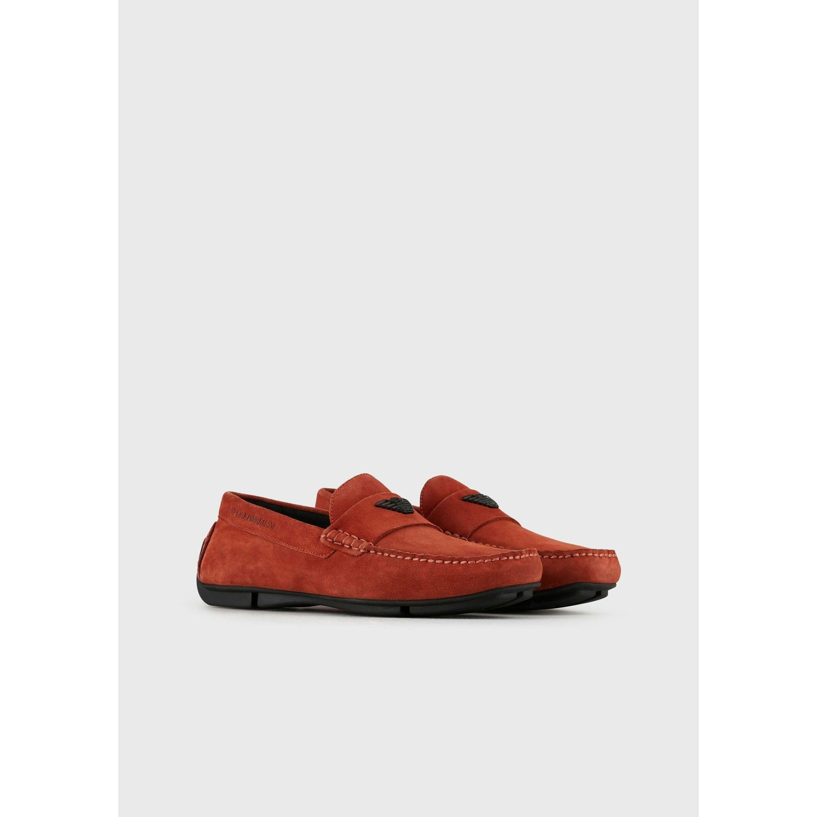 DRIVING LOAFERS IN SUEDE WITH LOGO - Yooto