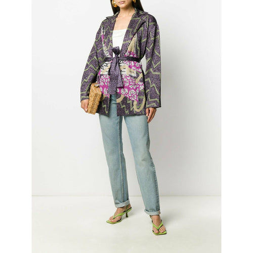 Load image into Gallery viewer, INTARSIA KNIT BELTED CARDIGAN - Yooto
