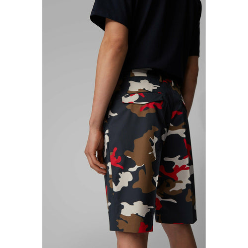 Load image into Gallery viewer, RELAXED-FIT SHORTS IN CAMOUFLAGE-PRINT STRETCH COTTON - Yooto
