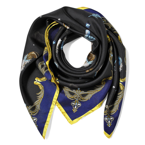 Load image into Gallery viewer, ASPINAL FEATHER SILK SCARF - Yooto

