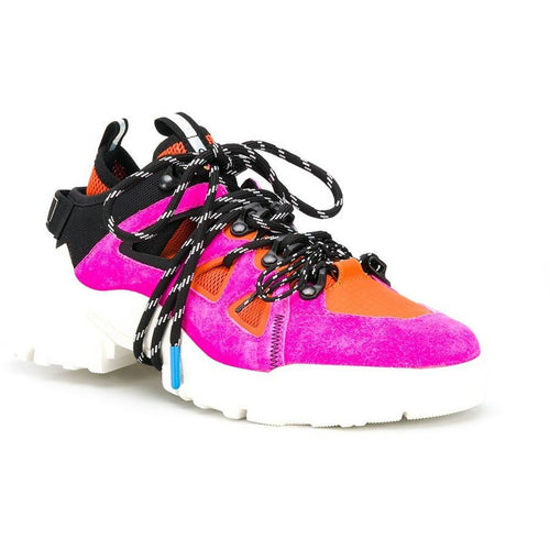 Load image into Gallery viewer, COLOUR BLOCK LACE-UP SNEAKERS - Yooto
