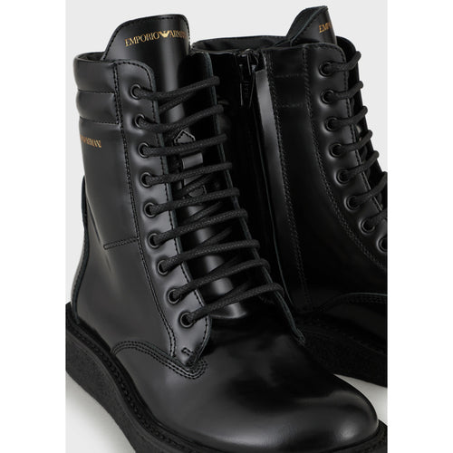 Load image into Gallery viewer, BRUSHED LEATHER COMBAT BOOTS - Yooto
