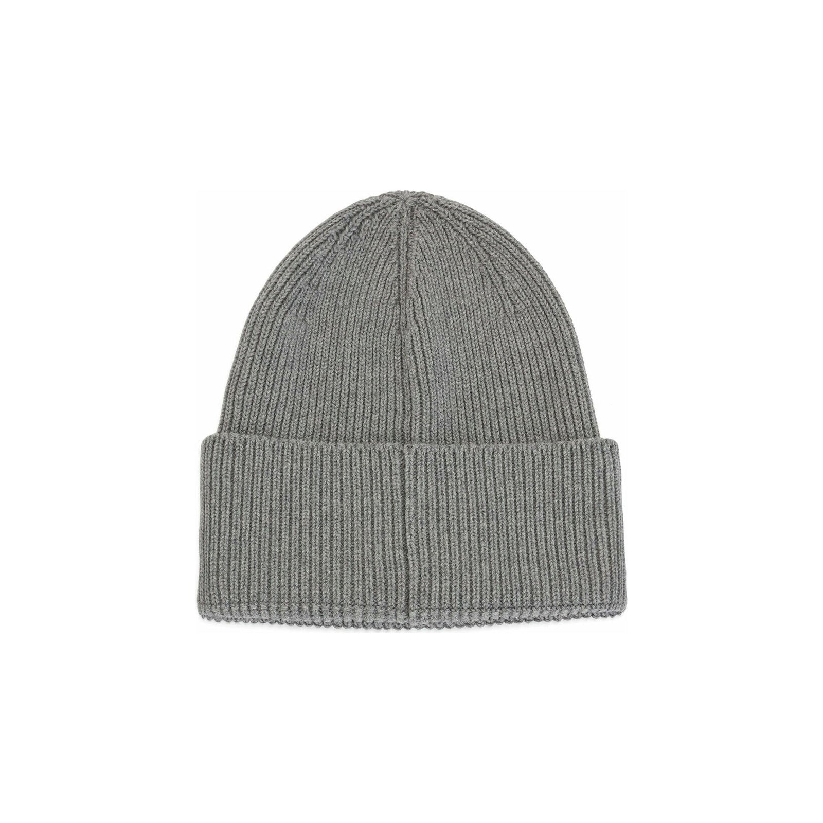 RIBBED BEANIE HAT IN EGYPTIAN COTTON WITH EXCLUSIVE LOGO - Yooto