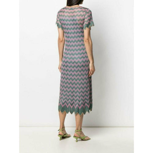 Load image into Gallery viewer, EMBROIDERED KNIT MIDI DRESS - Yooto
