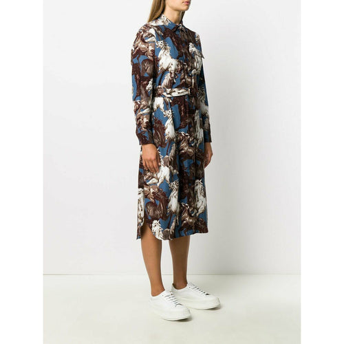 Load image into Gallery viewer, HORSE PRITN SHIRT DRESS - Yooto
