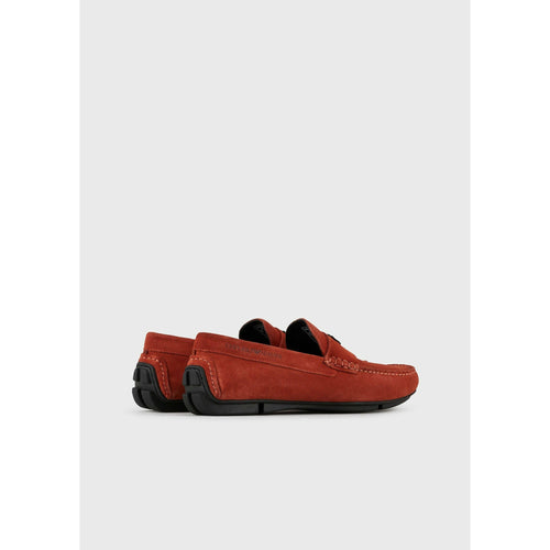 Load image into Gallery viewer, DRIVING LOAFERS IN SUEDE WITH LOGO - Yooto
