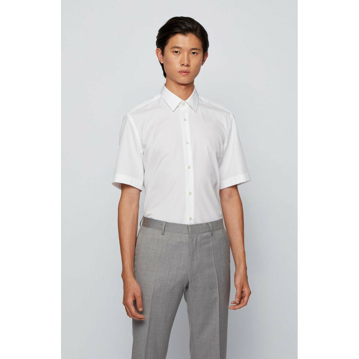 REGULAR-FIT SHIRT IN EASY-IRON COTTON - Yooto